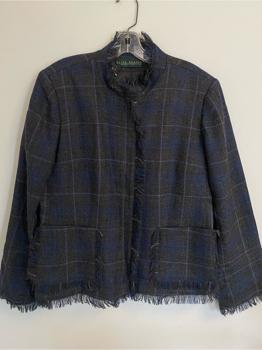 Vintage Harvé Bernard by Bernard Boltzmann zipper blazer